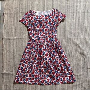 OSCAR DE LA RENTA Women's Short Sleeves Mini Dress Size 6